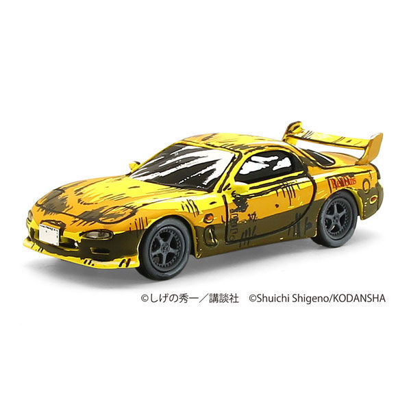 Initial D - Fujiwara Takumi - Takahashi Keisuke - Takahashi Ryosuke - Manga Style Painting 3 Car Set - 1/64 (Kyosho) photo 8