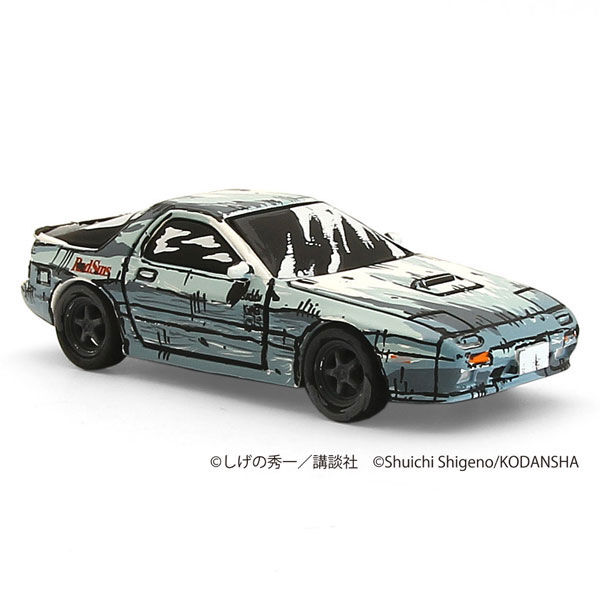 Initial D - Fujiwara Takumi - Takahashi Keisuke - Takahashi Ryosuke - Manga Style Painting 3 Car Set - 1/64 (Kyosho) photo 10