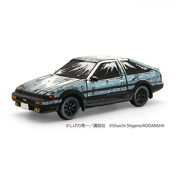 Initial D - Fujiwara Takumi - Takahashi Keisuke - Takahashi Ryosuke - Manga Style Painting 3 Car Set - 1/64 (Kyosho) photo 16