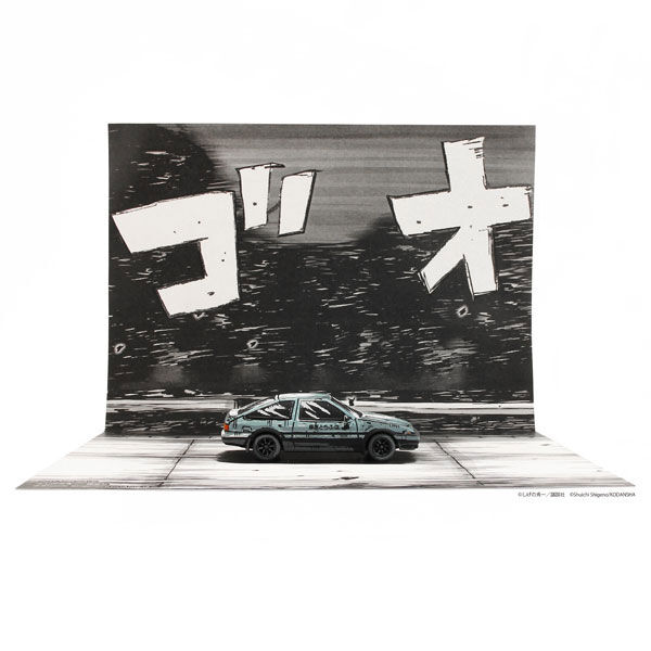 Initial D - Fujiwara Takumi - Takahashi Keisuke - Takahashi Ryosuke - Manga Style Painting 3 Car Set - 1/64 (Kyosho) photo 22