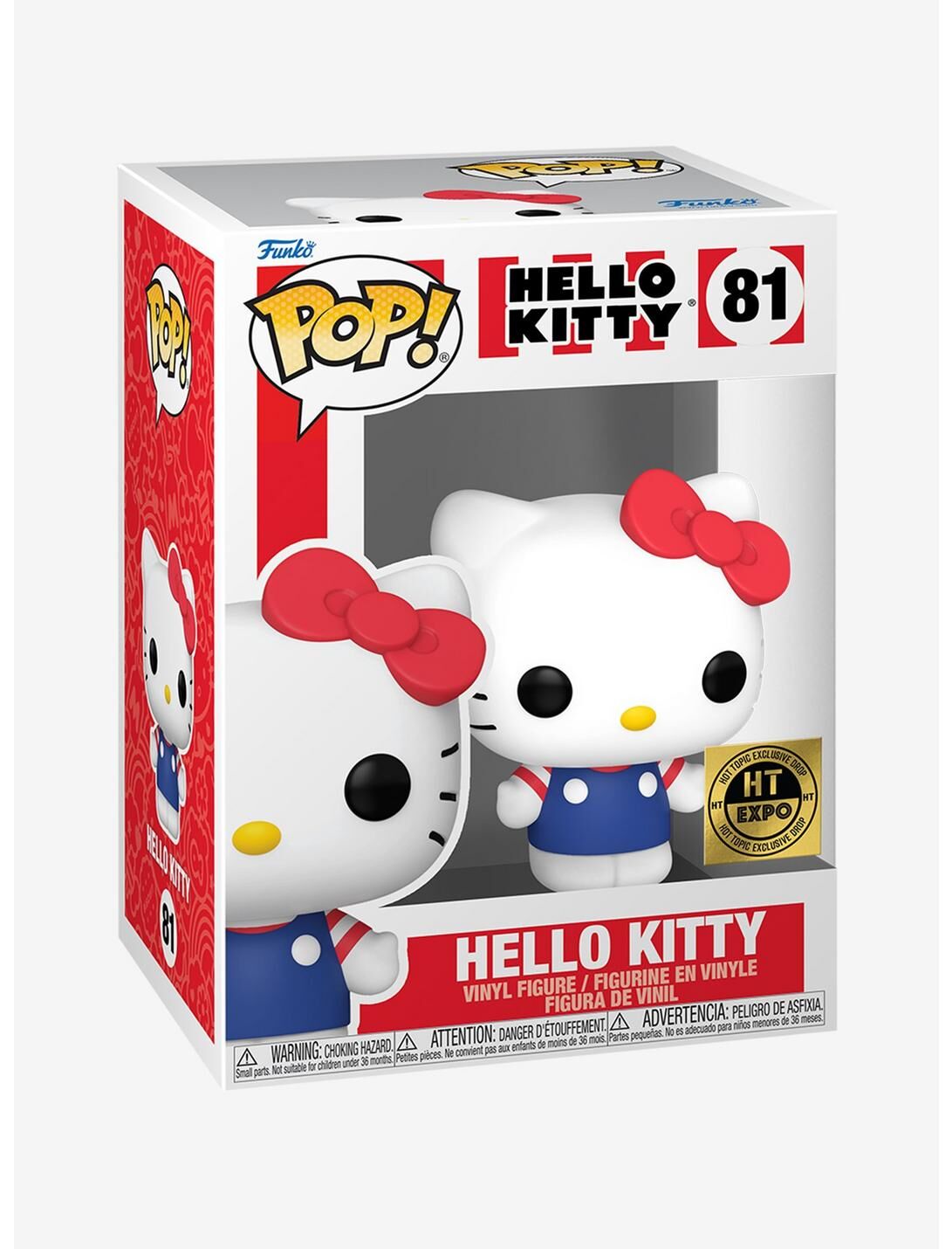 Hello Kitty - Hello Kitty 50th Anniversary - POP! Sanrio (81) - POP! Vinyl - 50th Anniversary (Funko Toys, Hot Topic)