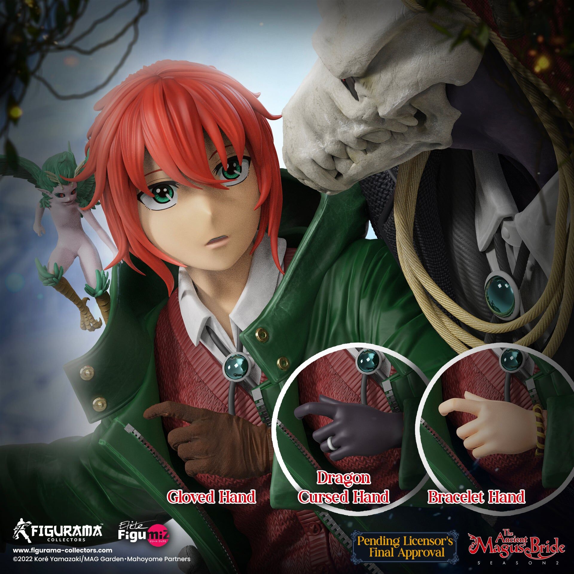 Mahoutsukai no Yome Season 2 - Aetoniki - Ariel - Elias Ainsworth - Hatori Chise - Ruth - Watamushi - Elite FigumiZ - 1/7 (Figurama Collectors) photo 9