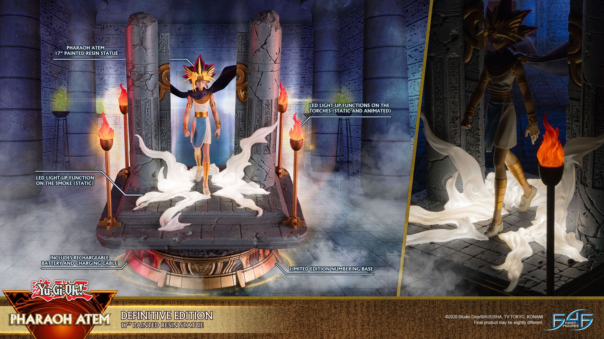 Yu-Gi-Oh! Duel Monsters - Atem - Definitive Edition (First 4 Figures) photo 12