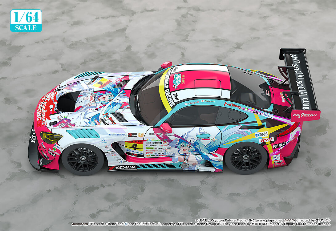 Good Smile Racing - Hatsune Miku - Itasha - 1/64 - AMG 2024 Season Opening Ver. (Good Smile Company, GOOD SMILE Racing) photo 2