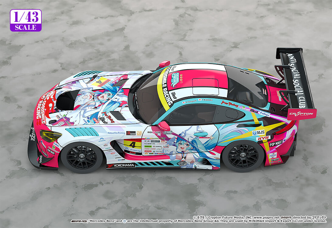Good Smile Racing - Hatsune Miku - Itasha - 1/43 - AMG 2024 Season Opening Ver. (Good Smile Company, GOOD SMILE Racing) photo 2