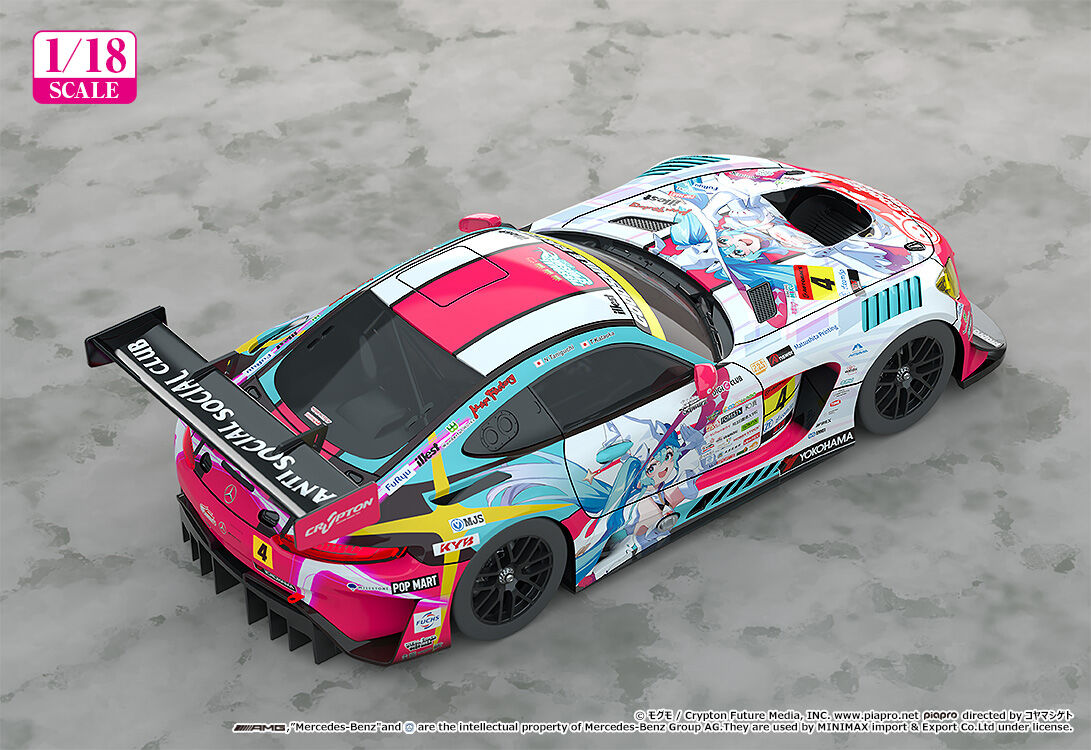 Good Smile Racing - Hatsune Miku - Itasha - 1/18 - AMG 2024 Season Opening Ver. (Good Smile Company, GOOD SMILE Racing) photo 2