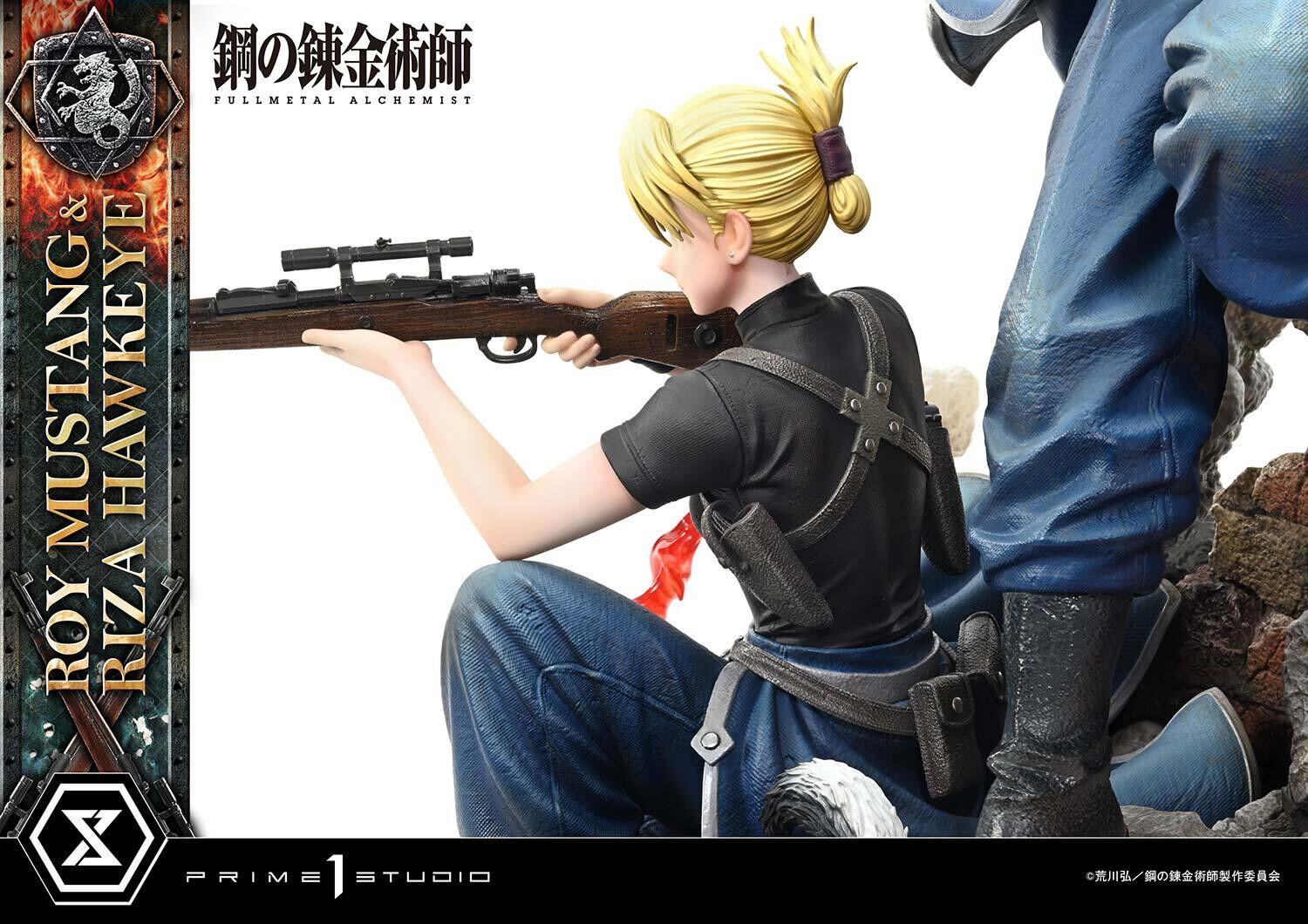 Hagane no Renkinjutsushi Fullmetal Alchemist - Black Hayate - Riza Hawkeye - Roy Mustang - Concept Masterline (CMFMA-02) - 1/6 (Prime 1 Studio) photo 21