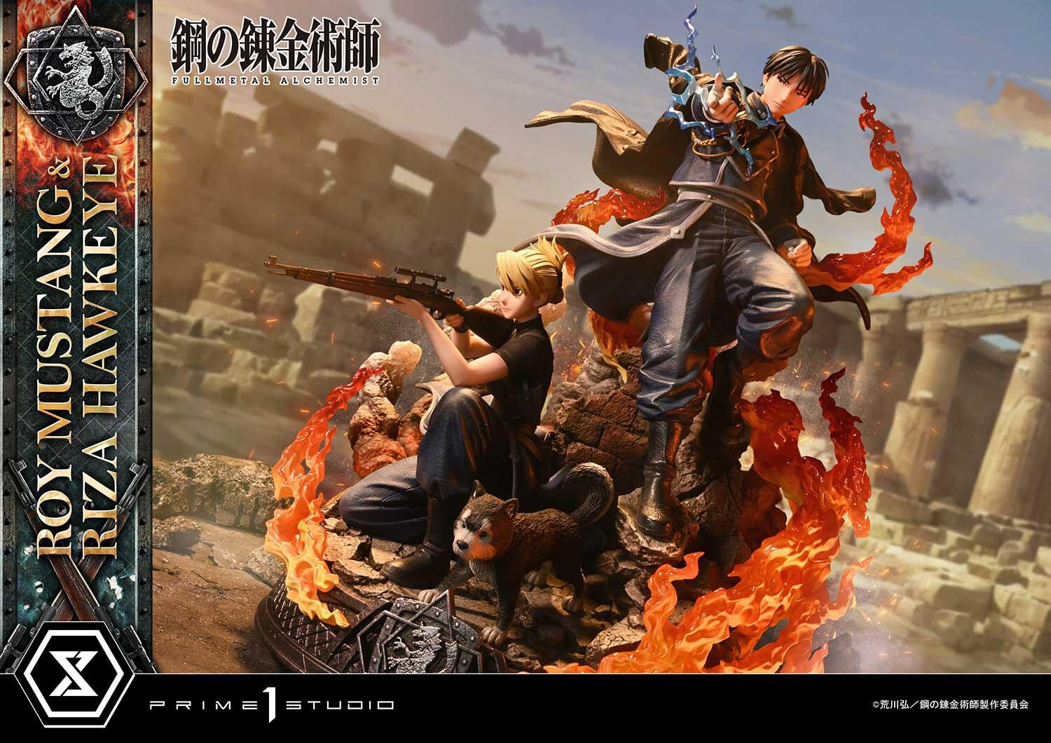 Hagane no Renkinjutsushi Fullmetal Alchemist - Black Hayate - Riza Hawkeye - Roy Mustang - Concept Masterline (CMFMA-02) - 1/6 (Prime 1 Studio) photo 46