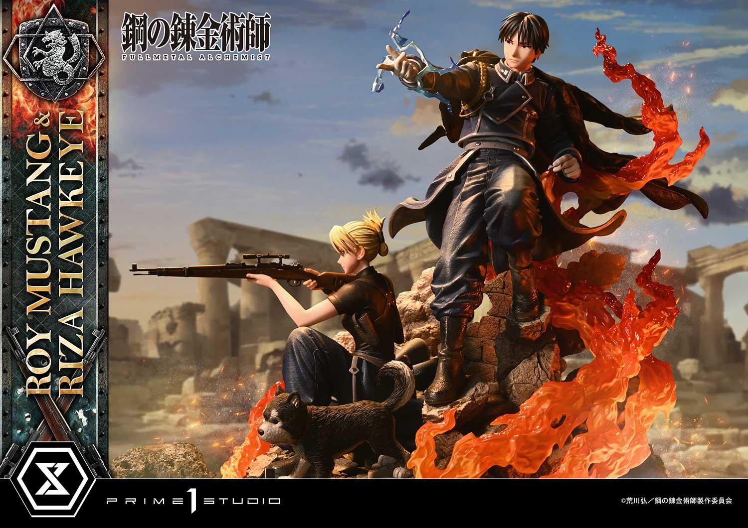 Hagane no Renkinjutsushi Fullmetal Alchemist - Black Hayate - Riza Hawkeye - Roy Mustang - Concept Masterline (CMFMA-02) - 1/6 (Prime 1 Studio) photo 48