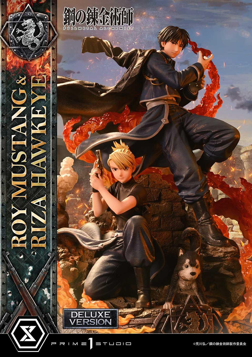 Hagane no Renkinjutsushi Fullmetal Alchemist - Black Hayate - Riza Hawkeye - Roy Mustang - Concept Masterline  (CMFMA-02DX) - 1/6 - DX Version (Prime 1 Studio) photo 12