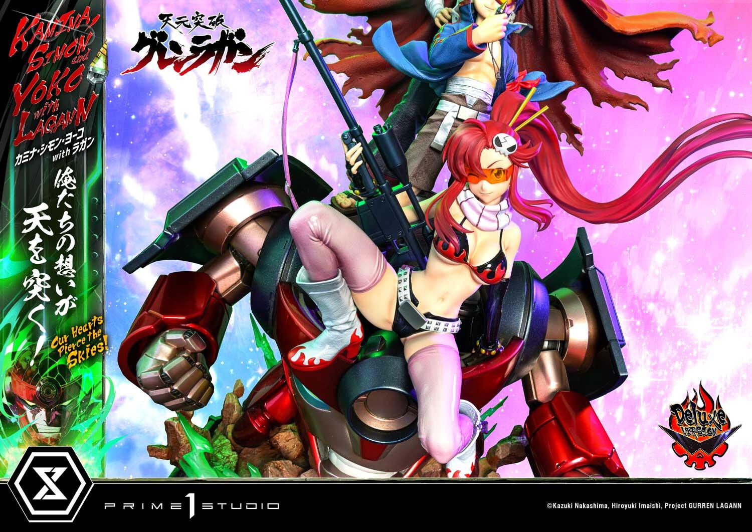 Tengen Toppa Gurren-Lagann - Boota - Kamina - Lagann - Simon - Yoko Littner - Ultimate Premium Masterline  (UPMGL-01DXS) - 1/4 - DX Bonus Version (Prime 1 Studio) photo 48
