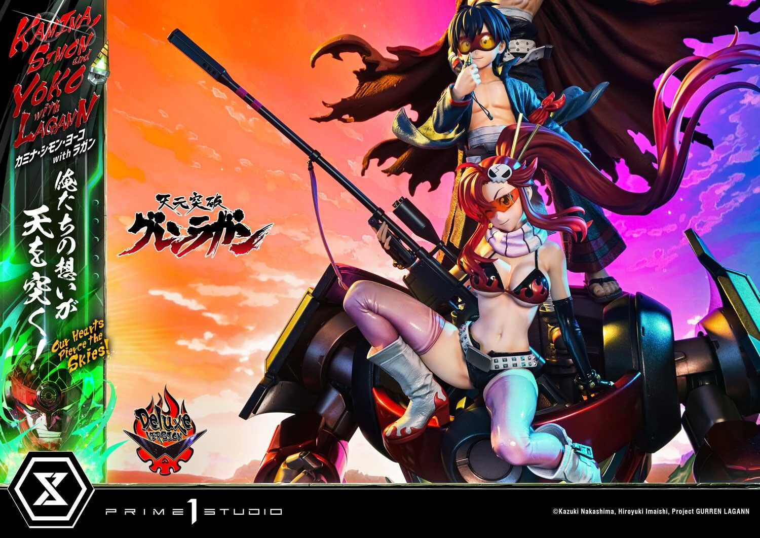 Tengen Toppa Gurren-Lagann - Boota - Kamina - Lagann - Simon - Yoko Littner - Ultimate Premium Masterline  (UPMGL-01DXS) - 1/4 - DX Bonus Version (Prime 1 Studio) photo 55