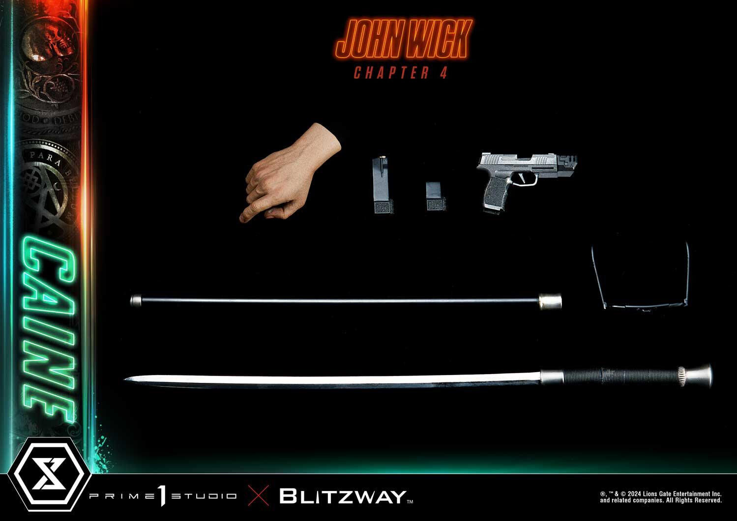 John Wick: Chapter 4 - Caine - Premium Masterline (PMJWK-02DX) - 1/4 - DX Version (Blitzway, Prime 1 Studio) photo 65