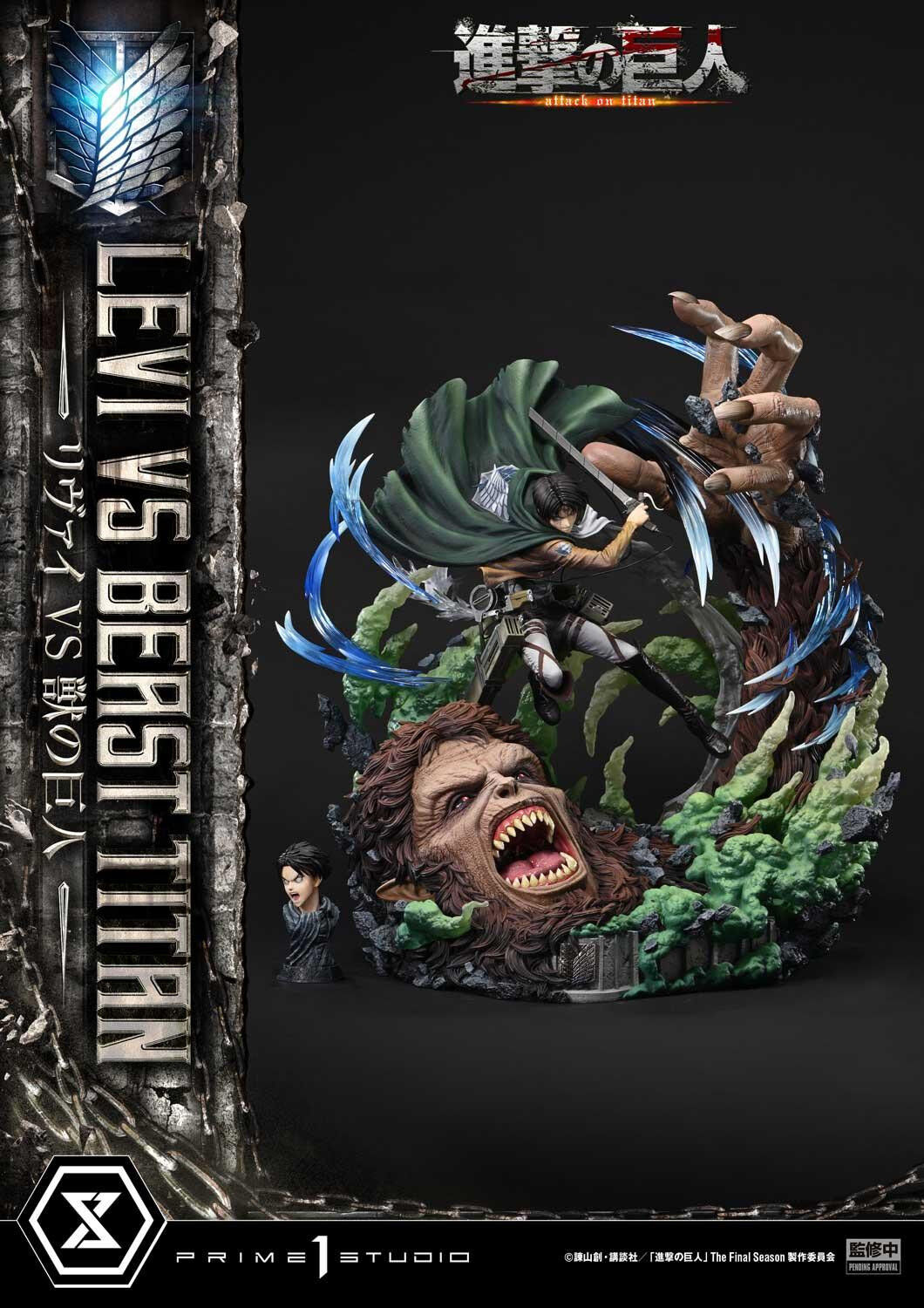 Shingeki no Kyojin - Kemono no Kyojin - Levi - Ultimate Premium Masterline (UPMAOT-02) - 1/4 (Prime 1 Studio) photo 38