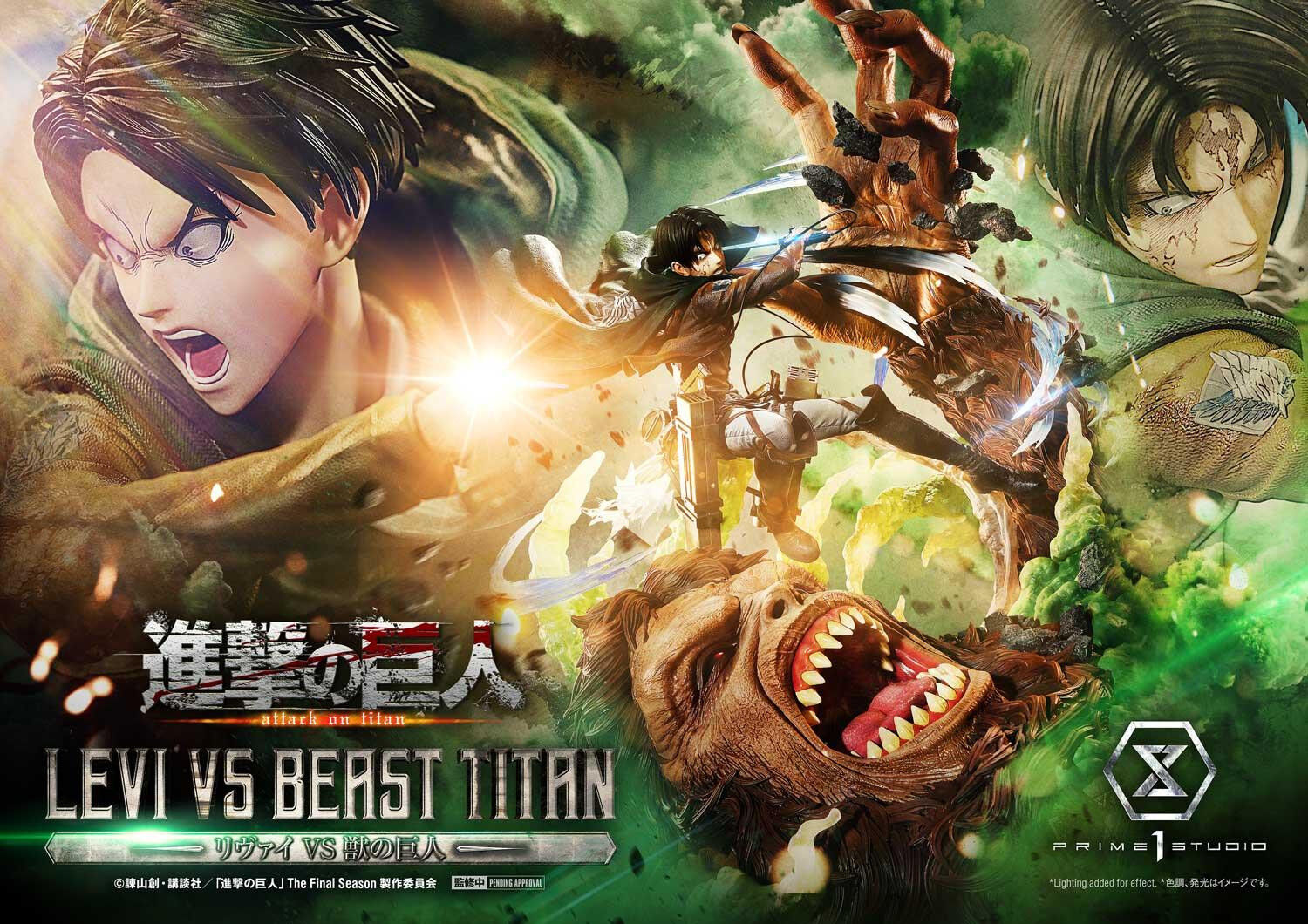 Shingeki no Kyojin - Kemono no Kyojin - Levi - Ultimate Premium Masterline (UPMAOT-02) - 1/4 (Prime 1 Studio) photo 56