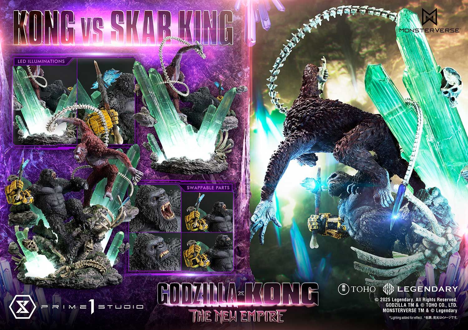 Godzilla x Kong: The New Empire - King Kong - Skar King - Ultimate Diorama Masterline (UDMGXK-02) (Prime 1 Studio) photo 39
