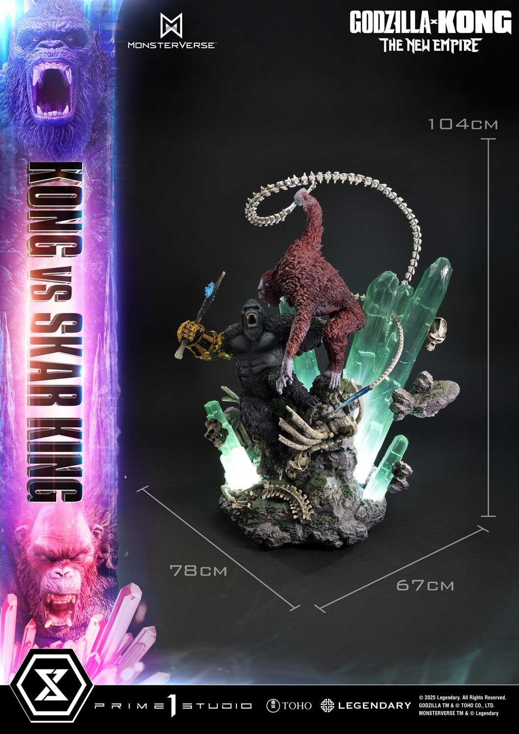 Godzilla x Kong: The New Empire - King Kong - Skar King - Ultimate Diorama Masterline (UDMGXK-02) (Prime 1 Studio) photo 44