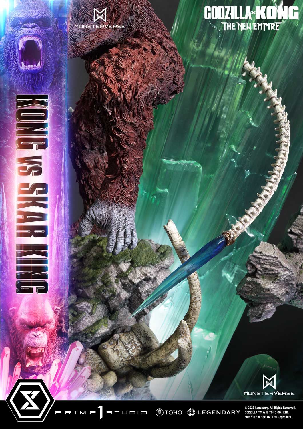 Godzilla x Kong: The New Empire - King Kong - Skar King - Suko - Ultimate Diorama Masterline - Bonus Version (Prime 1 Studio)