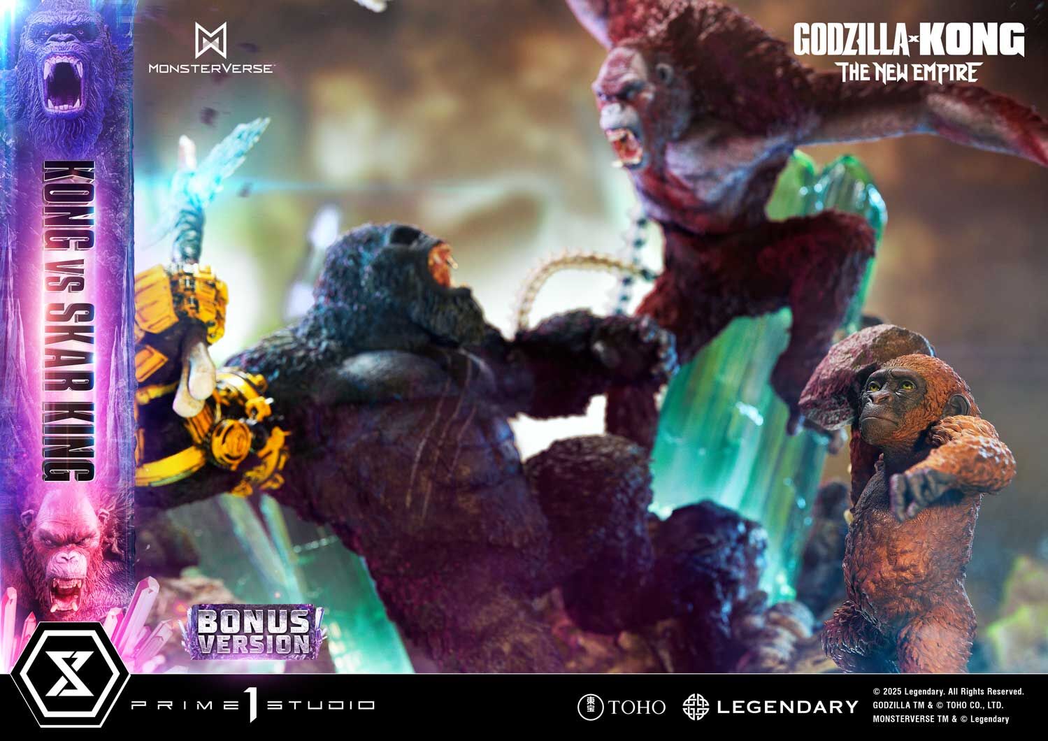 Godzilla x Kong: The New Empire - King Kong - Skar King - Suko - Ultimate Diorama Masterline - Bonus Version (Prime 1 Studio) photo 26