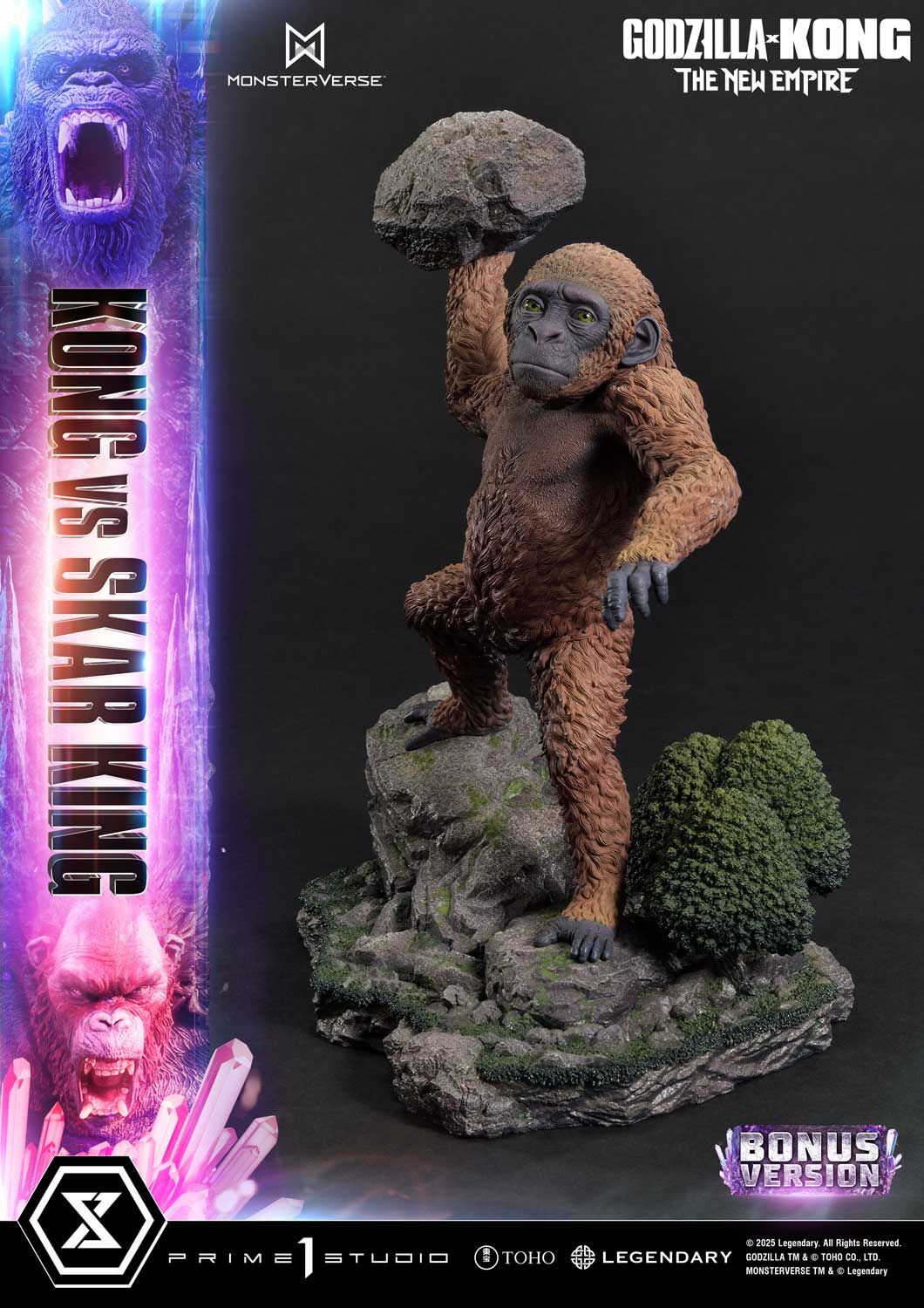 Godzilla x Kong: The New Empire - King Kong - Skar King - Suko - Ultimate Diorama Masterline - Bonus Version (Prime 1 Studio) photo 28