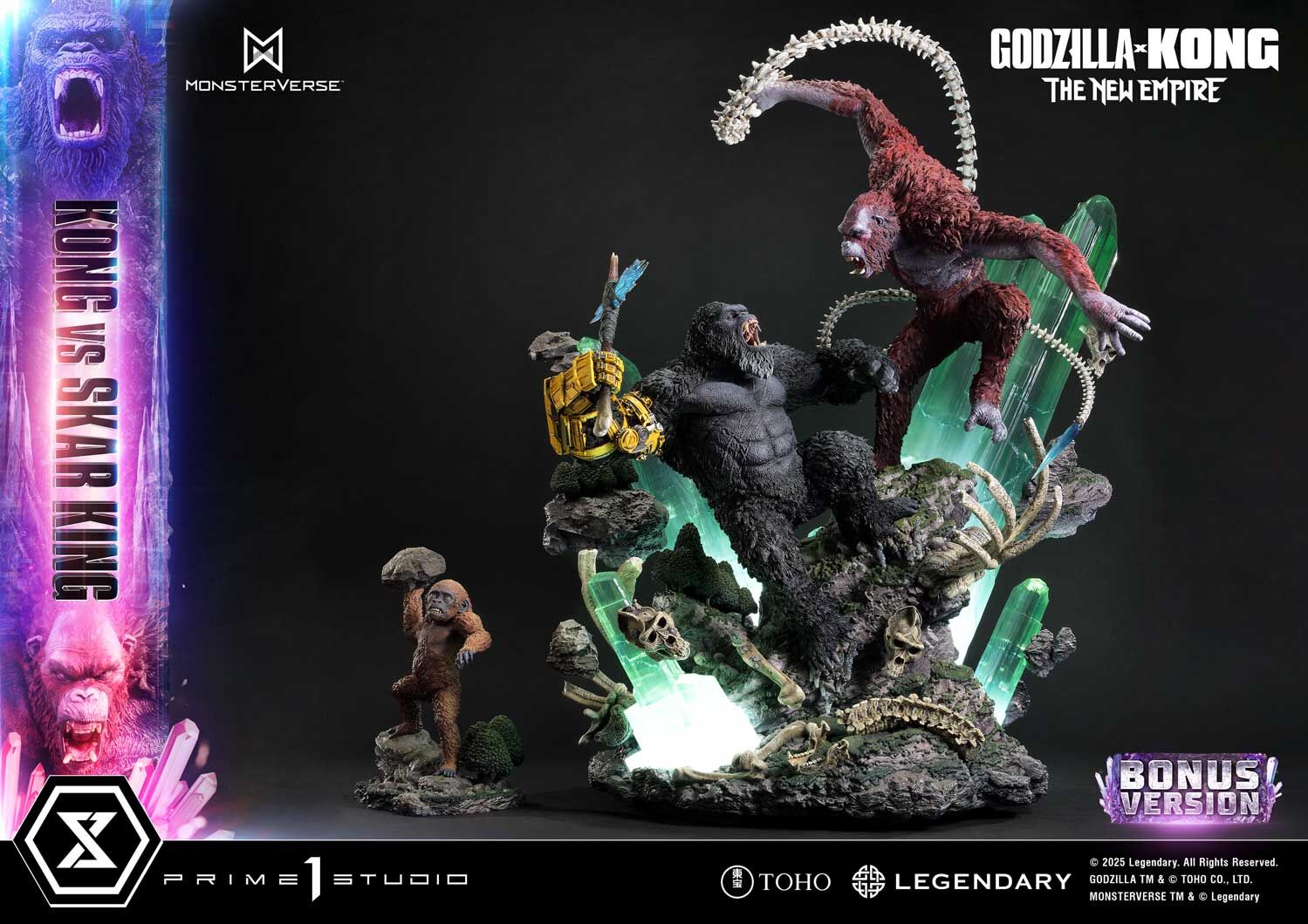 Godzilla x Kong: The New Empire - King Kong - Skar King - Suko - Ultimate Diorama Masterline - Bonus Version (Prime 1 Studio) photo 29