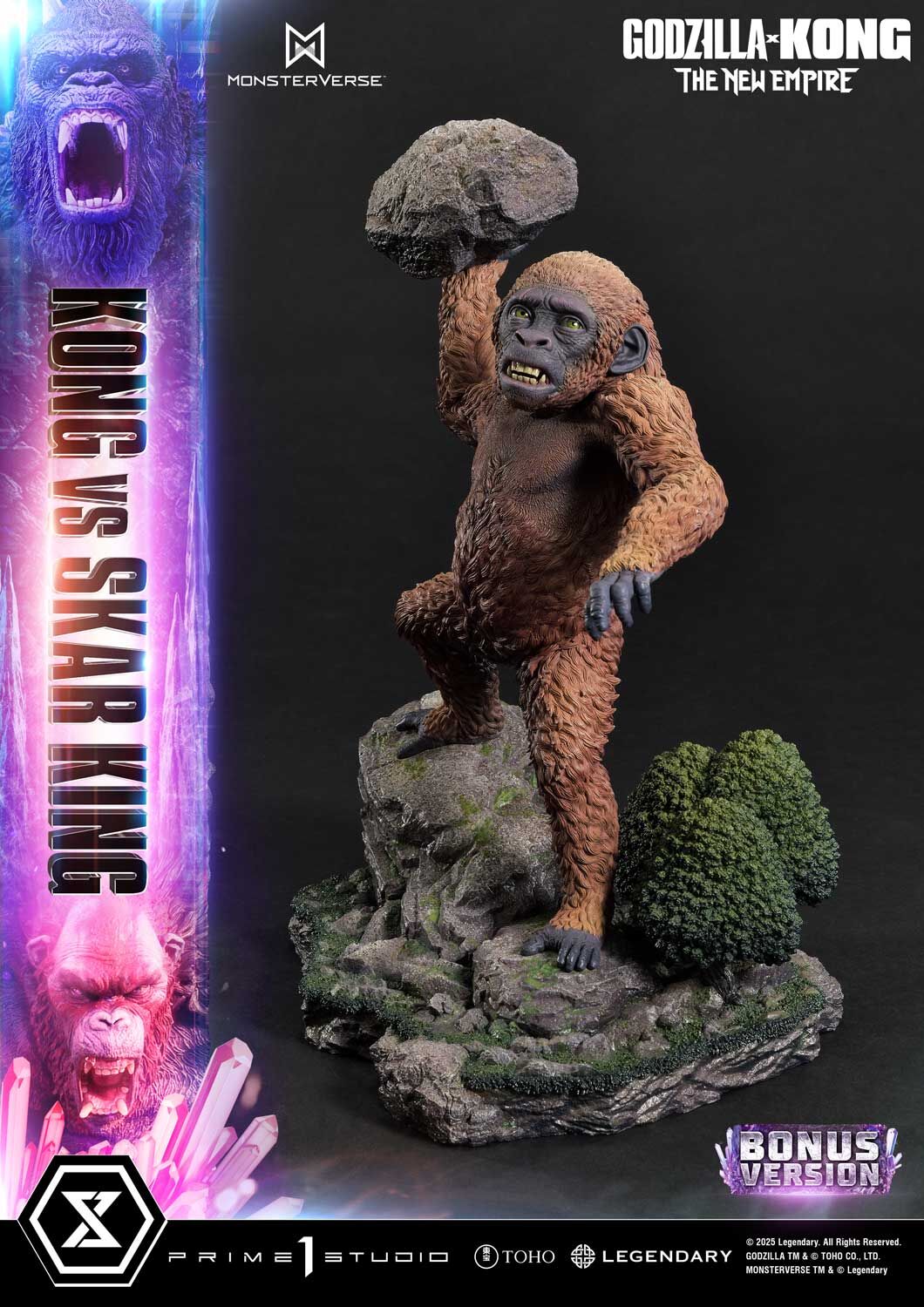 Godzilla x Kong: The New Empire - King Kong - Skar King - Suko - Ultimate Diorama Masterline - Bonus Version (Prime 1 Studio) photo 30