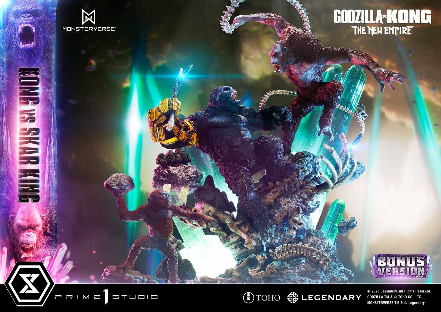 Godzilla x Kong: The New Empire - King Kong - Skar King - Suko - Ultimate Diorama Masterline - Bonus Version (Prime 1 Studio) photo 32