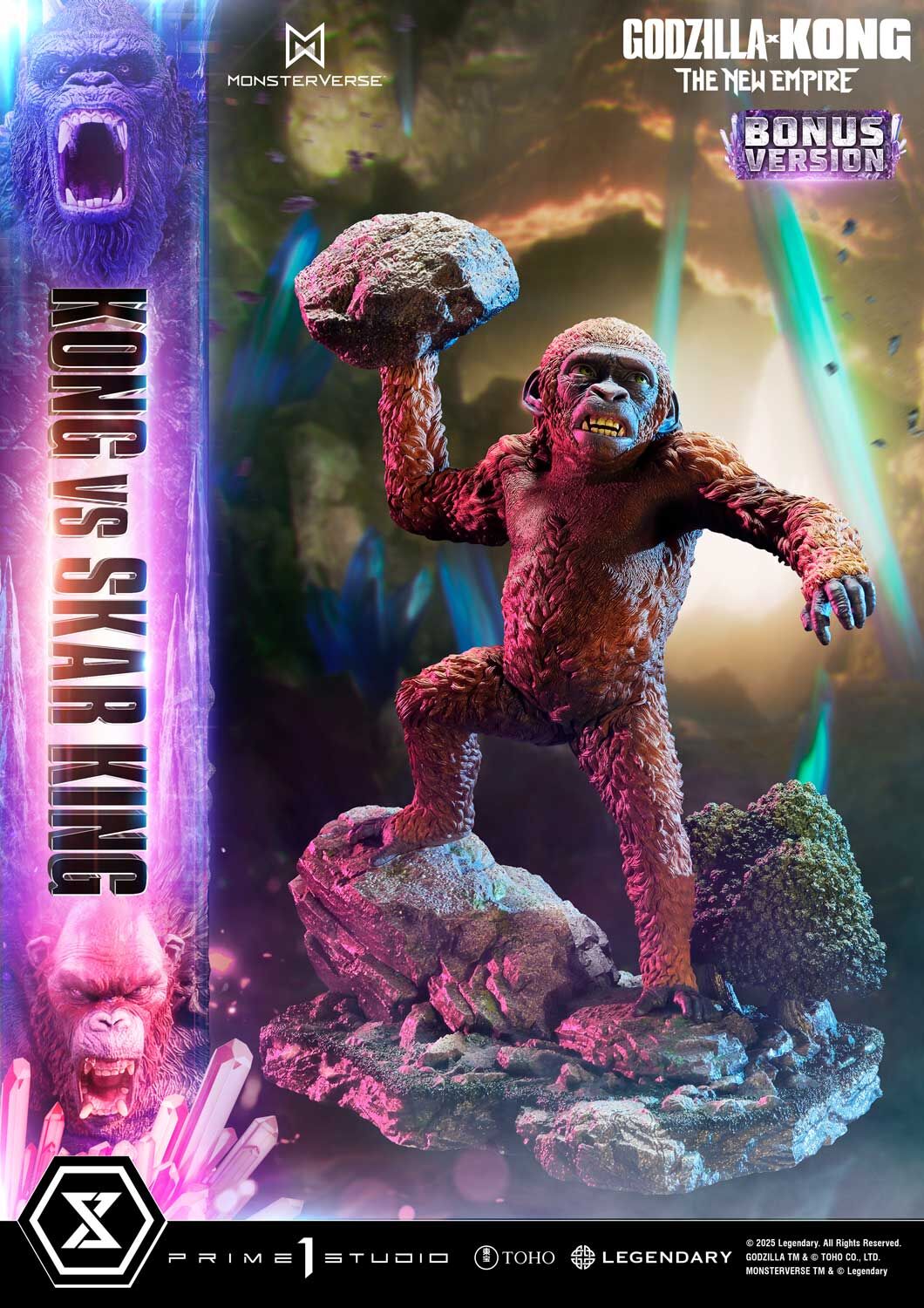Godzilla x Kong: The New Empire - King Kong - Skar King - Suko - Ultimate Diorama Masterline - Bonus Version (Prime 1 Studio) photo 33