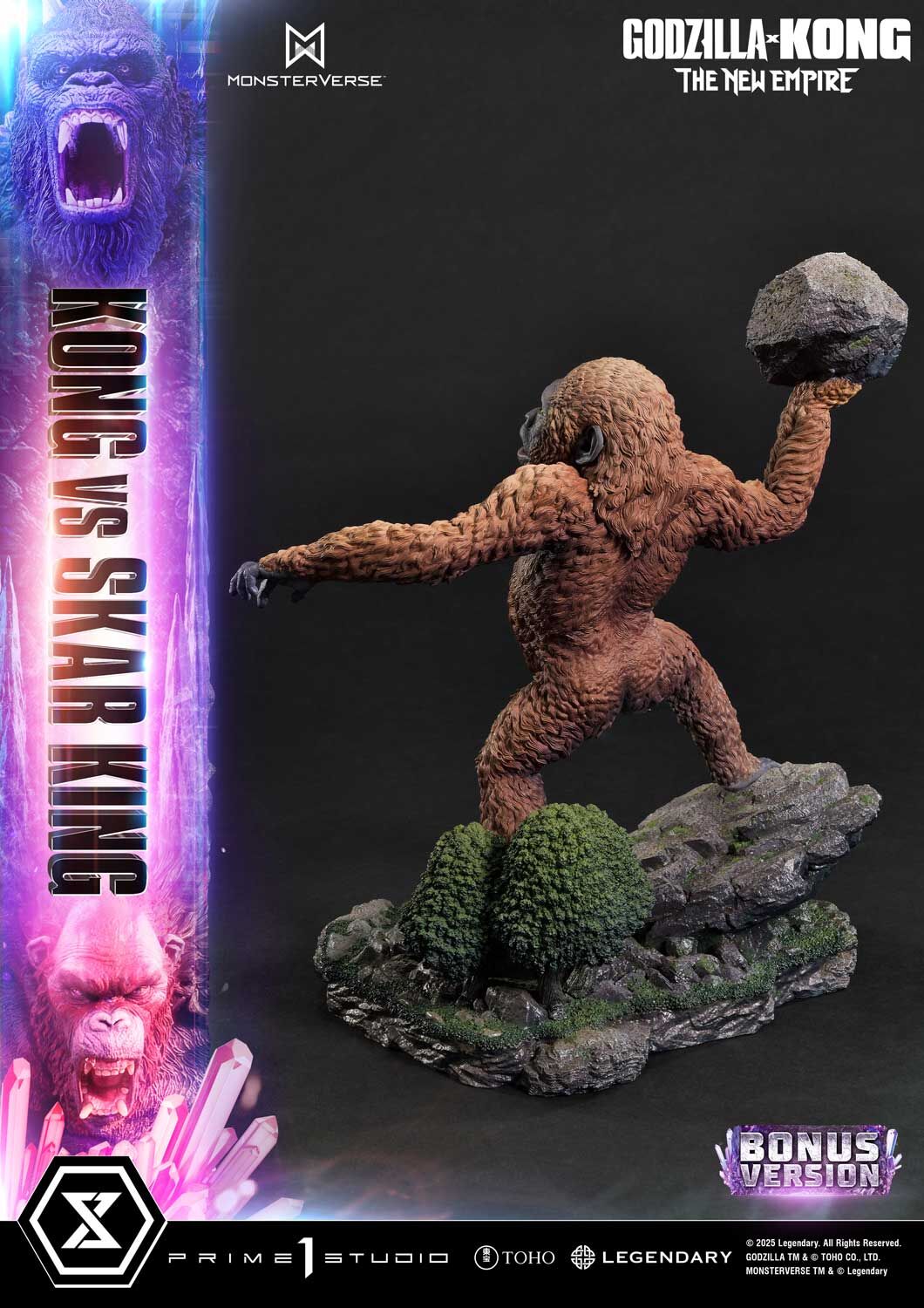 Godzilla x Kong: The New Empire - King Kong - Skar King - Suko - Ultimate Diorama Masterline - Bonus Version (Prime 1 Studio) photo 40