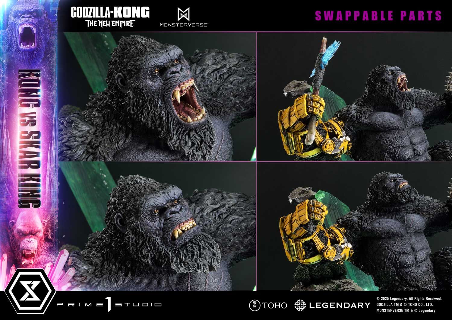 Godzilla x Kong: The New Empire - King Kong - Skar King - Suko - Ultimate Diorama Masterline - Bonus Version (Prime 1 Studio) photo 59