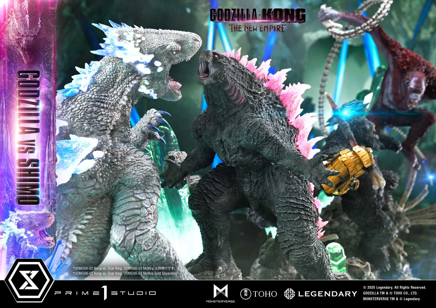 Godzilla x Kong: The New Empire - Gojira Evolved - Shimo - Ultimate Diorama Masterline (UDMGXK-01) (Prime 1 Studio) photo 8