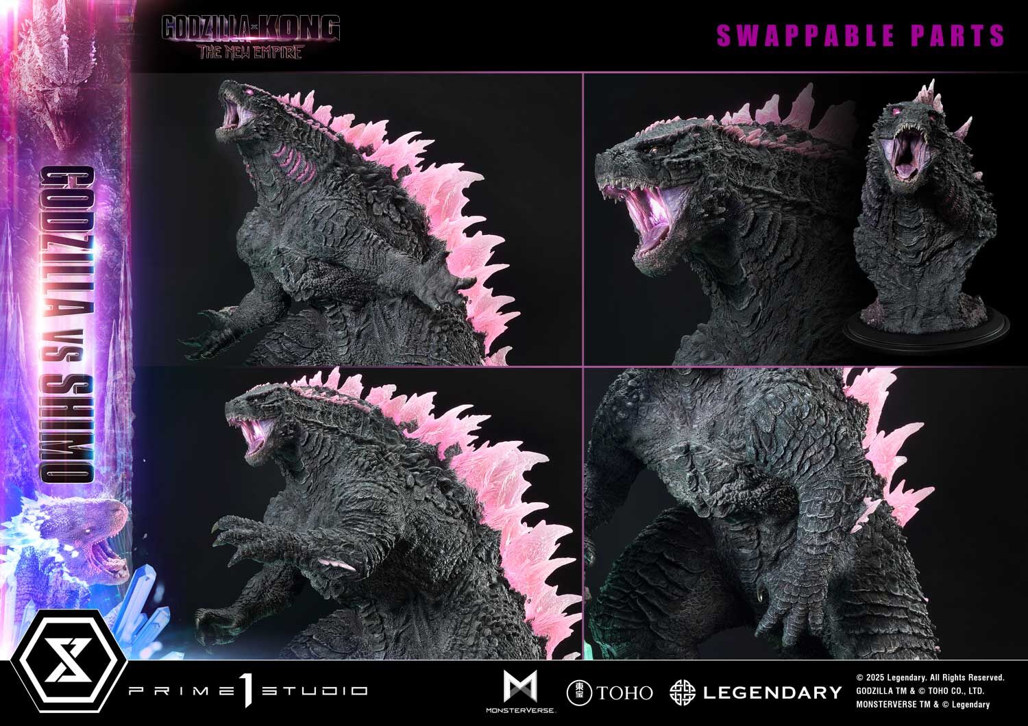 Godzilla x Kong: The New Empire - Gojira Evolved - Shimo - Ultimate Diorama Masterline (UDMGXK-01) (Prime 1 Studio) photo 67