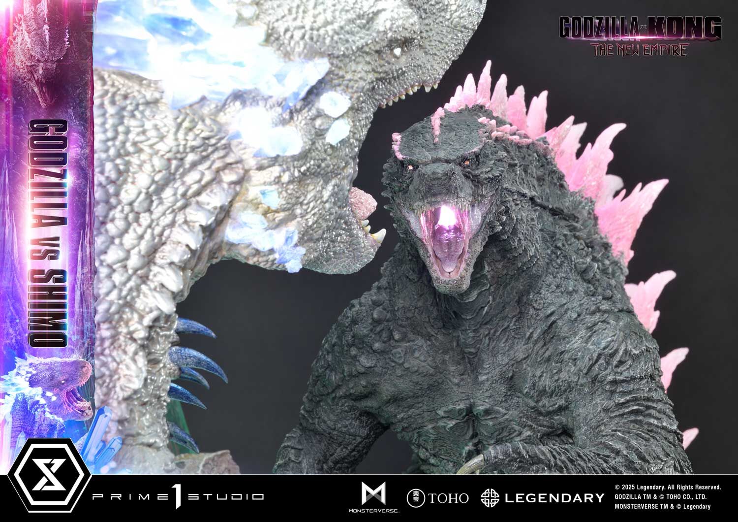 Godzilla x Kong: The New Empire - Gojira Evolved - Shimo - Ultimate Diorama Masterline (UDMGXK-01S) - Bonus Version (Prime 1 Studio) photo 19
