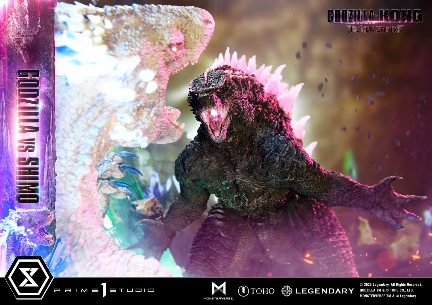 Godzilla x Kong: The New Empire - Gojira Evolved - Shimo - Ultimate Diorama Masterline (UDMGXK-01S) - Bonus Version (Prime 1 Studio) photo 23