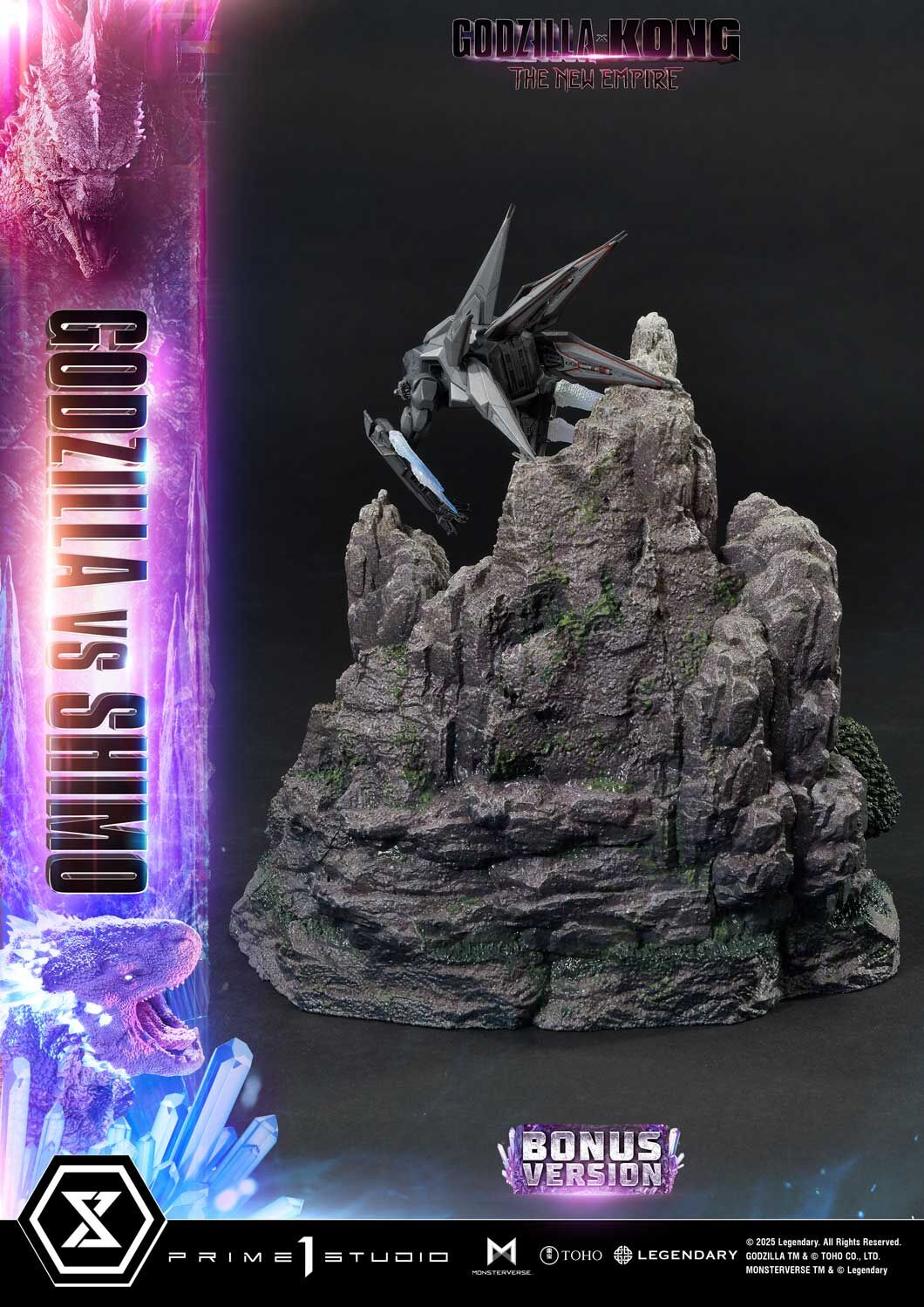 Godzilla x Kong: The New Empire - Gojira Evolved - Shimo - Ultimate Diorama Masterline (UDMGXK-01S) - Bonus Version (Prime 1 Studio) photo 30