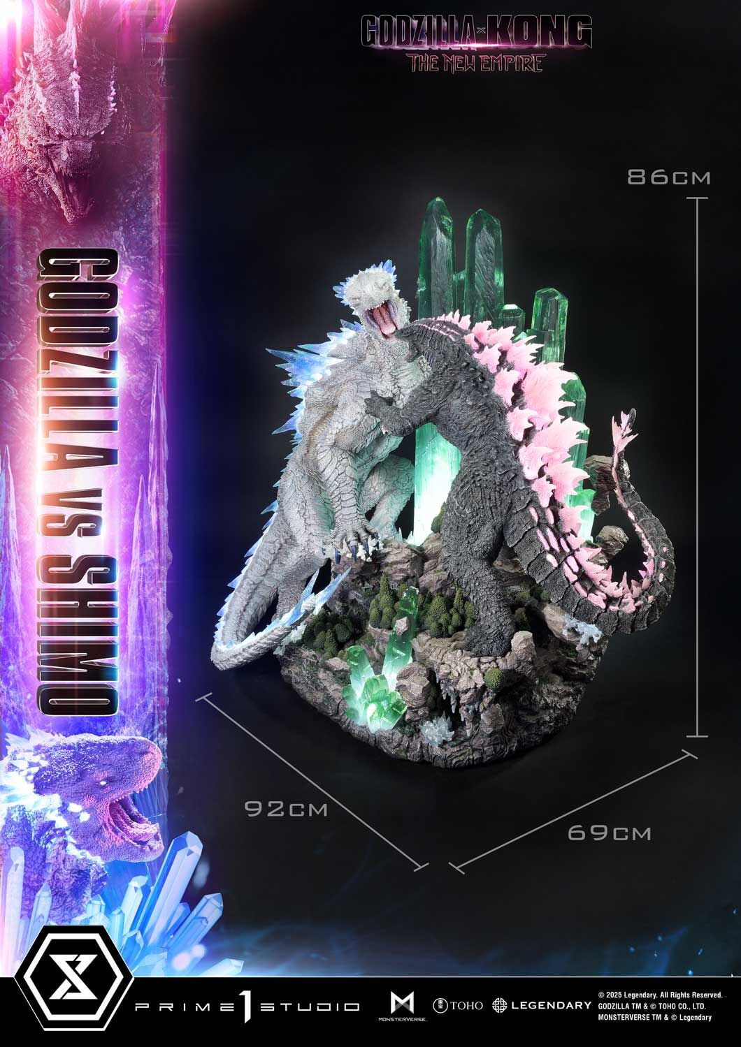 Godzilla x Kong: The New Empire - Gojira Evolved - Shimo - Ultimate Diorama Masterline (UDMGXK-01S) - Bonus Version (Prime 1 Studio) photo 69
