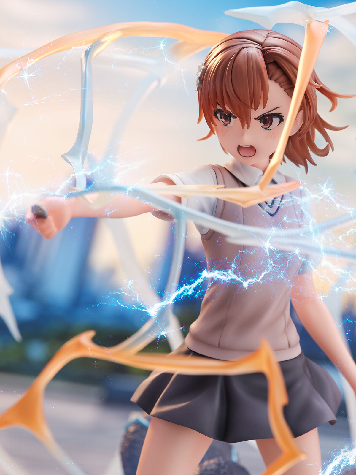 To Aru Kagaku no Railgun T - Misaka Mikoto - Shibuya Scramble Figure - 1/7 (CyberZ, eStream) photo 4