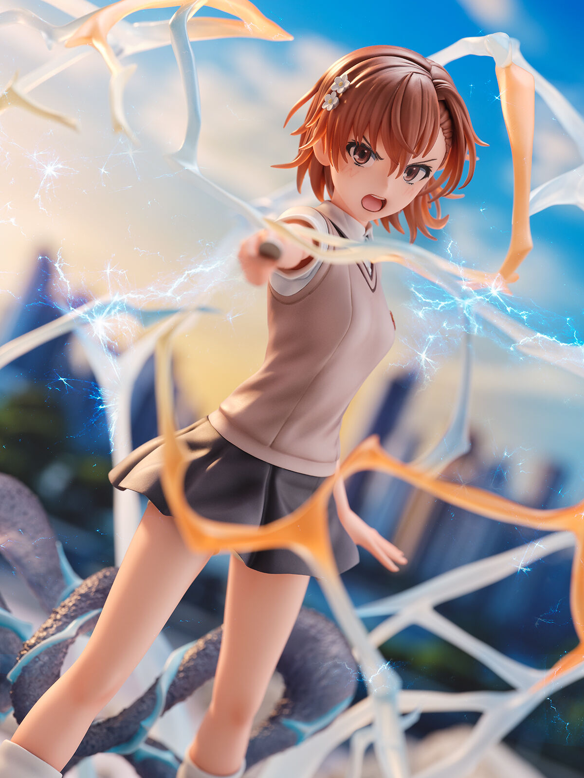 To Aru Kagaku no Railgun T - Misaka Mikoto - Shibuya Scramble Figure - 1/7 (CyberZ, eStream) photo 5