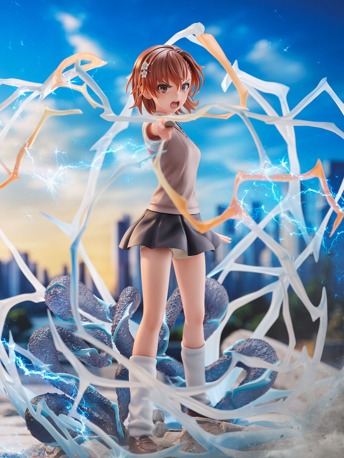 To Aru Kagaku no Railgun T - Misaka Mikoto - Shibuya Scramble Figure - 1/7 (CyberZ, eStream) photo 6