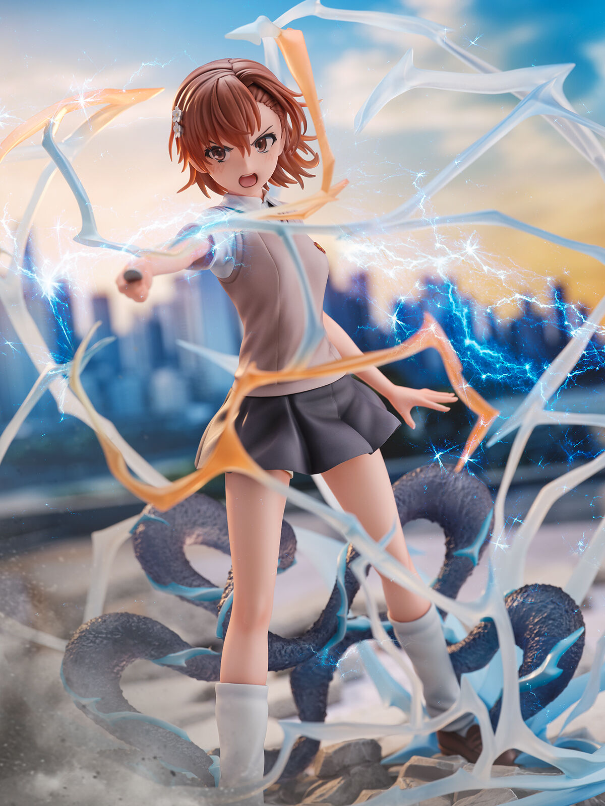To Aru Kagaku no Railgun T - Misaka Mikoto - Shibuya Scramble Figure - 1/7 (CyberZ, eStream) photo 11