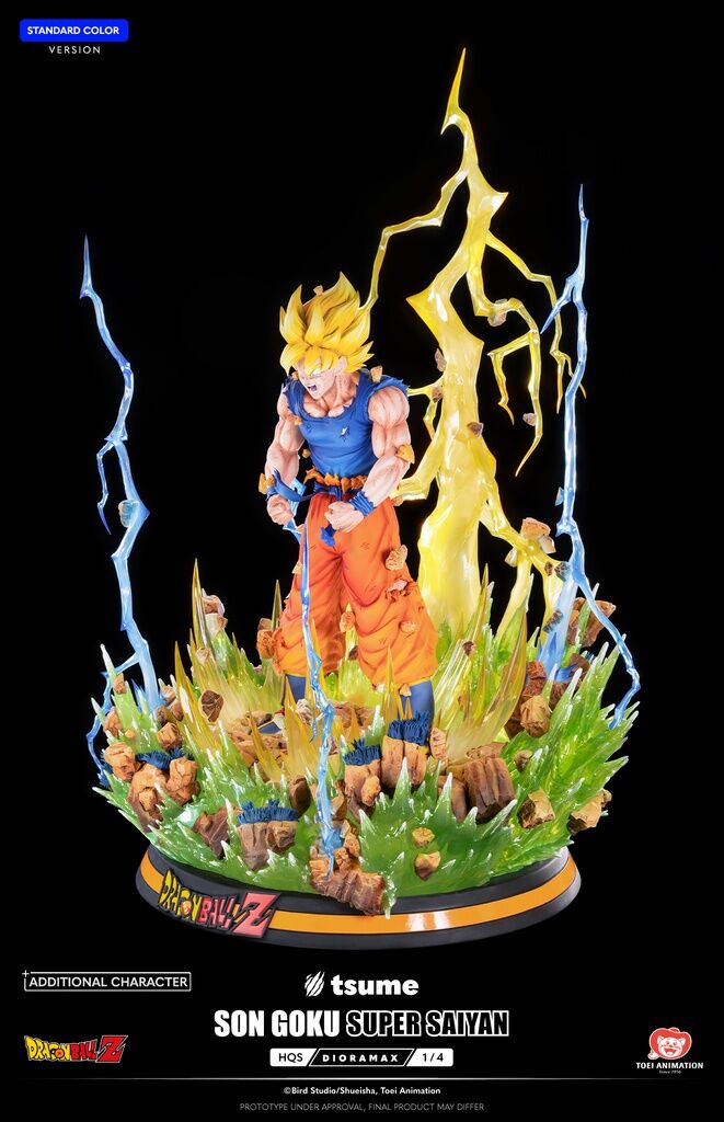 Dragon Ball Z - Son Goku SSJ - HQS Dioramax - 1/4 - Standard Color (Tsume) photo 2
