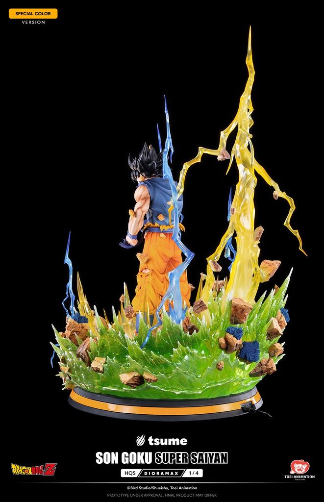Dragon Ball Z - Son Goku SSJ - HQS Dioramax - 1/4 - Special Color (Tsume) photo 2