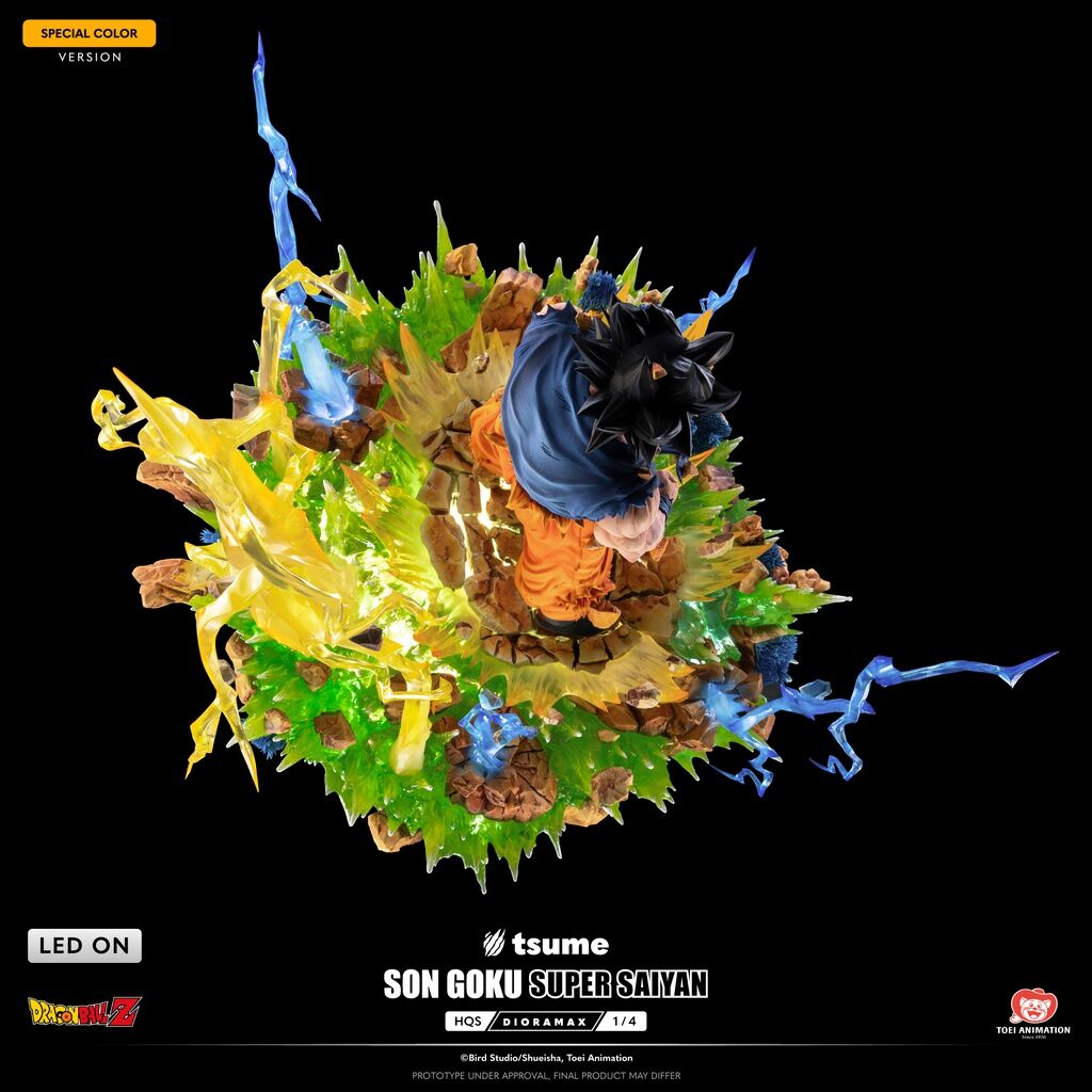 Dragon Ball Z - Son Goku SSJ - HQS Dioramax - 1/4 - Special Color (Tsume) photo 8