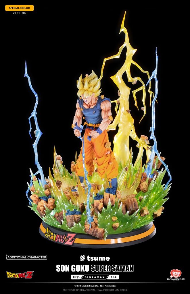 Dragon Ball Z - Son Goku SSJ - HQS Dioramax - 1/4 - Special Color (Tsume) photo 10