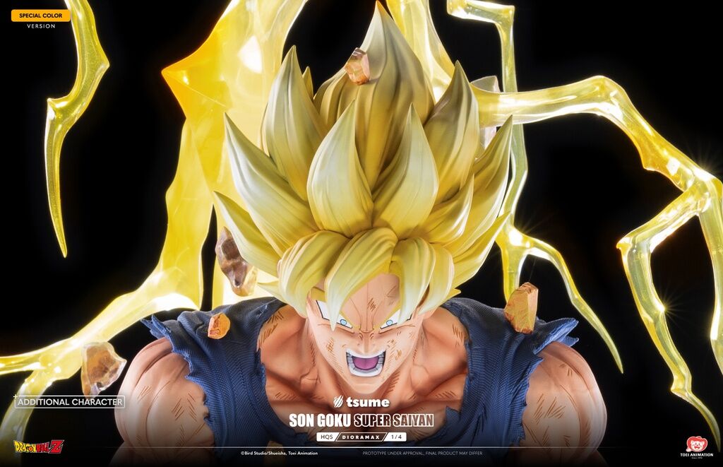 Dragon Ball Z - Son Goku SSJ - HQS Dioramax - 1/4 - Special Color (Tsume) photo 19