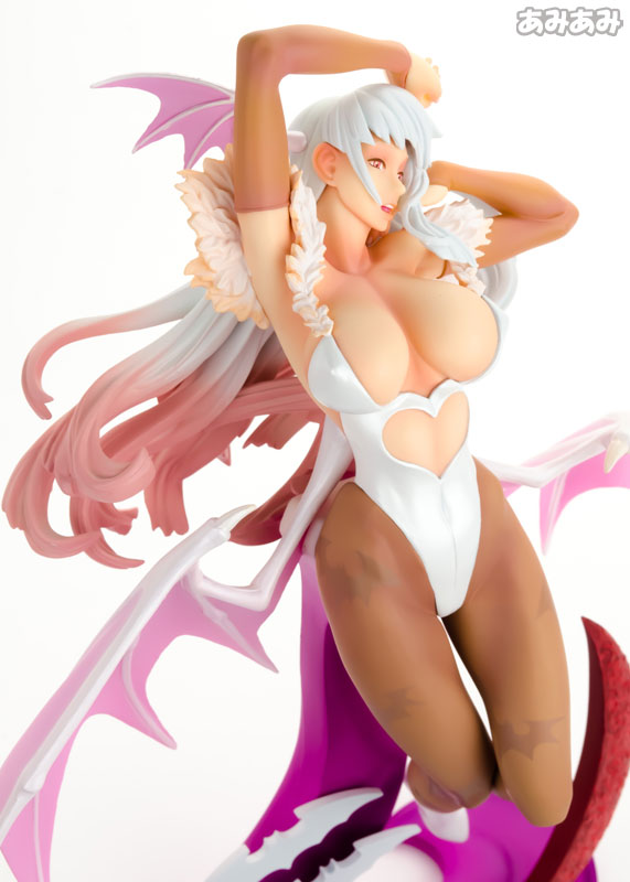 Vampire: The Night Warriors - Morrigan Aensland - Capcom Figure Builder Creator's Model - White Color. (Capcom) photo 8