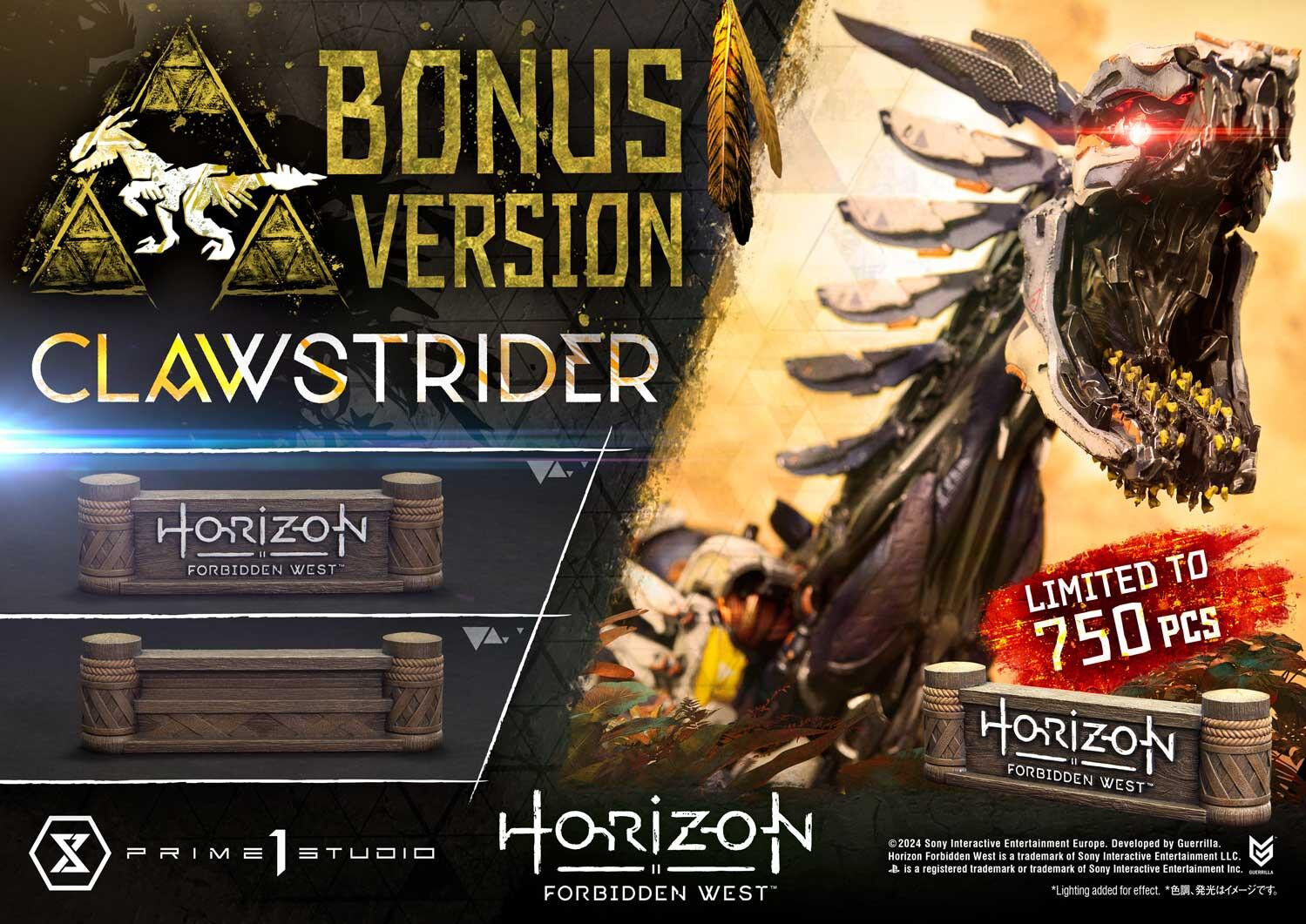 Horizon Forbidden West - Clawstrider - Ultimate Premium Masterline (UPMHFW-01S) - 1/4 - Bonus Version (Prime 1 Studio) photo 28