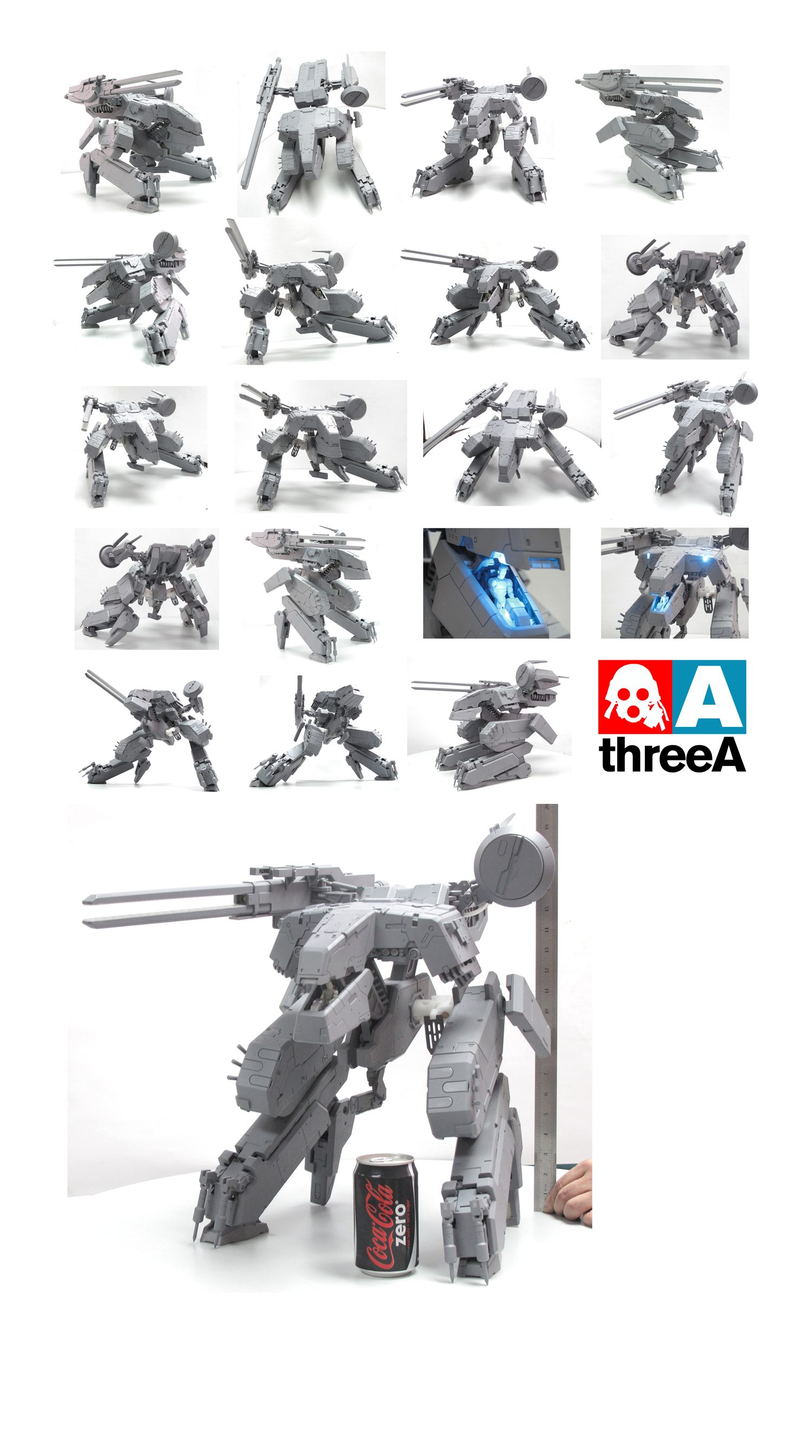 Metal Gear Solid - Metal Gear Rex - Solid Snake - 1/48 (3A Toys) photo 5