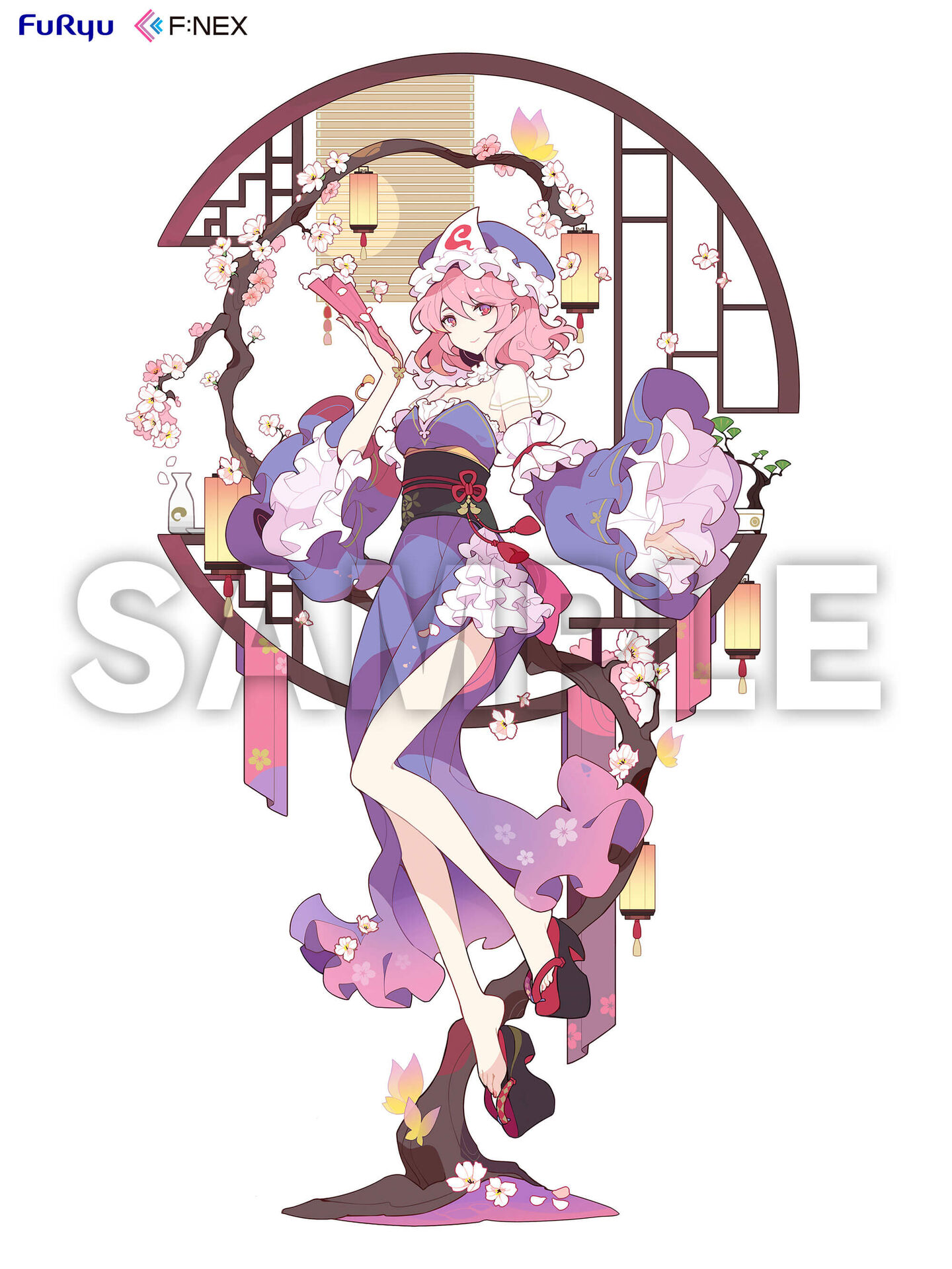 Touhou Project - Saigyouzi Yuyuko - F:Nex - 1/6 (FuRyu, Izanagi) photo 8