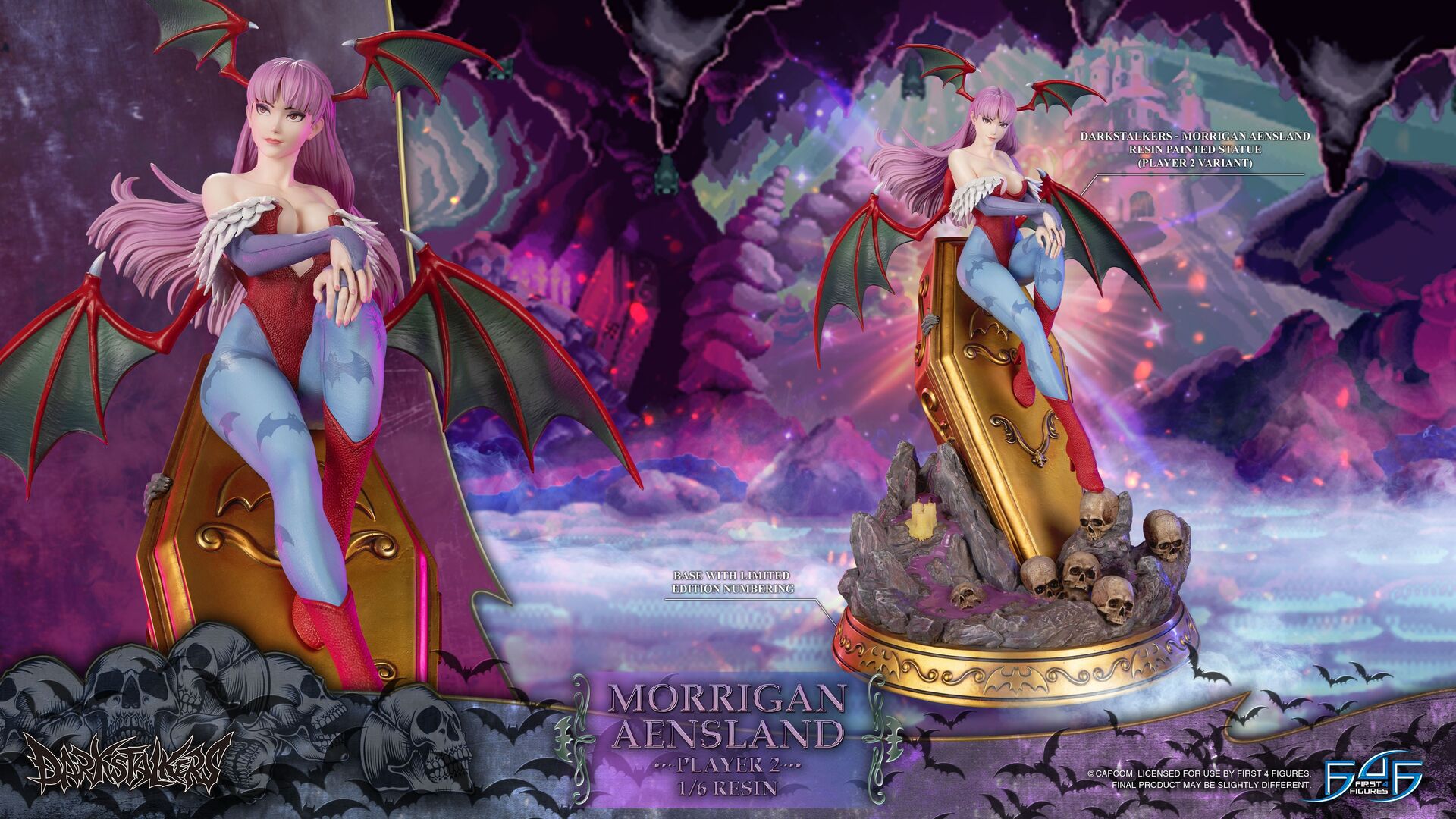 Vampire: The Night Warriors - Morrigan Aensland - 1/6 - Player 2 (First 4 Figures) photo 12